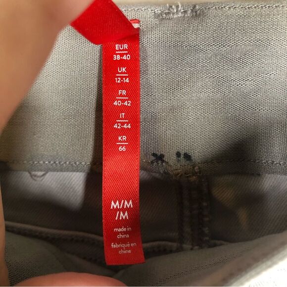 SPANX Stretch Twill Ankle Cargo Pants Pull On Tan Size Medium 31135 - Picture 4 of 6